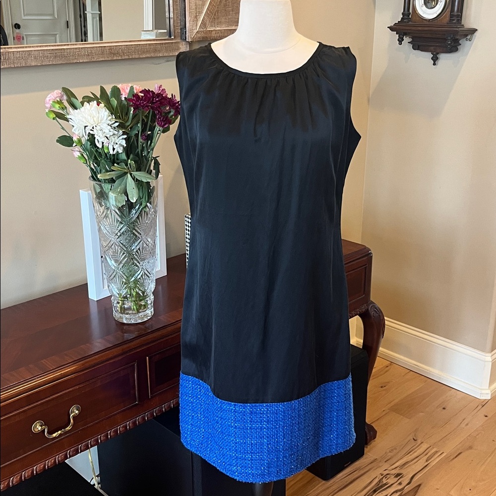 Designer dress black sleeveless Kimberly Noland M New